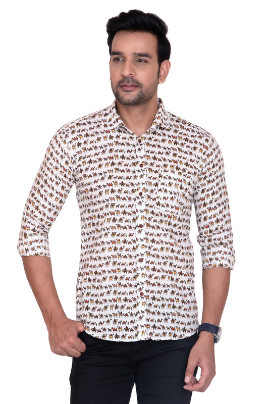 Desert Ship Sanganeri Printed Cotton Shirt