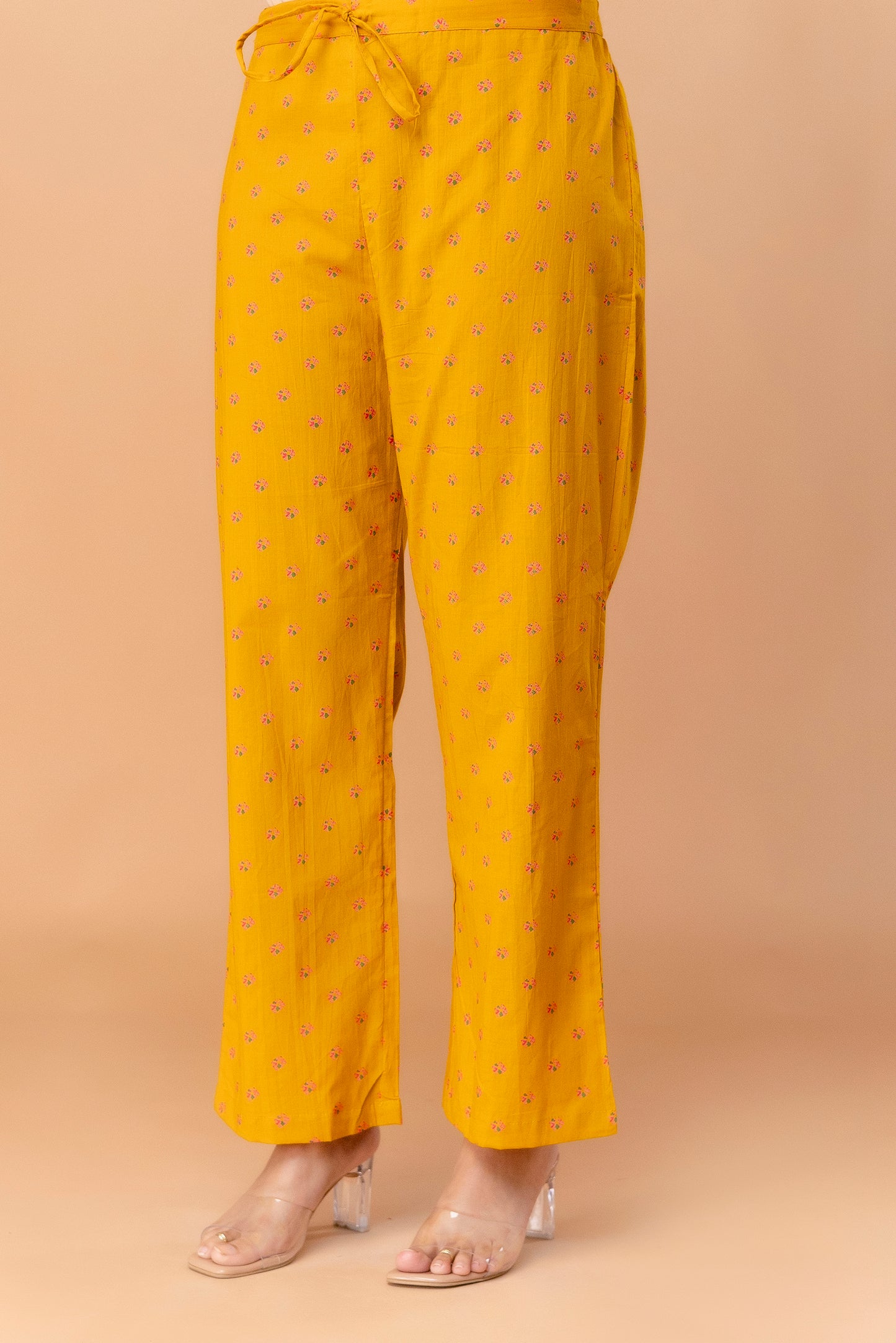 PHULWAARI - Signature Floral Printed Yellow Kurta Set with Dupatta