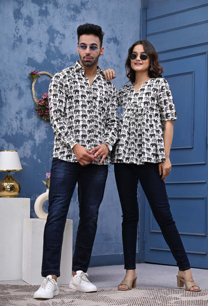 Elephant Print Classic Sanganeri Bundle