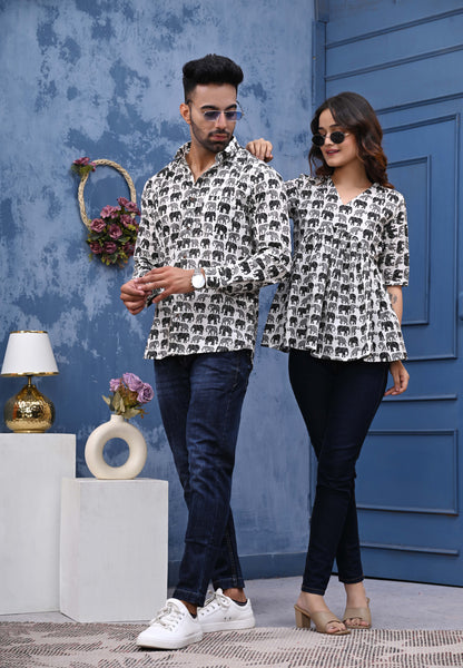 Elephant Print Classic Sanganeri Bundle