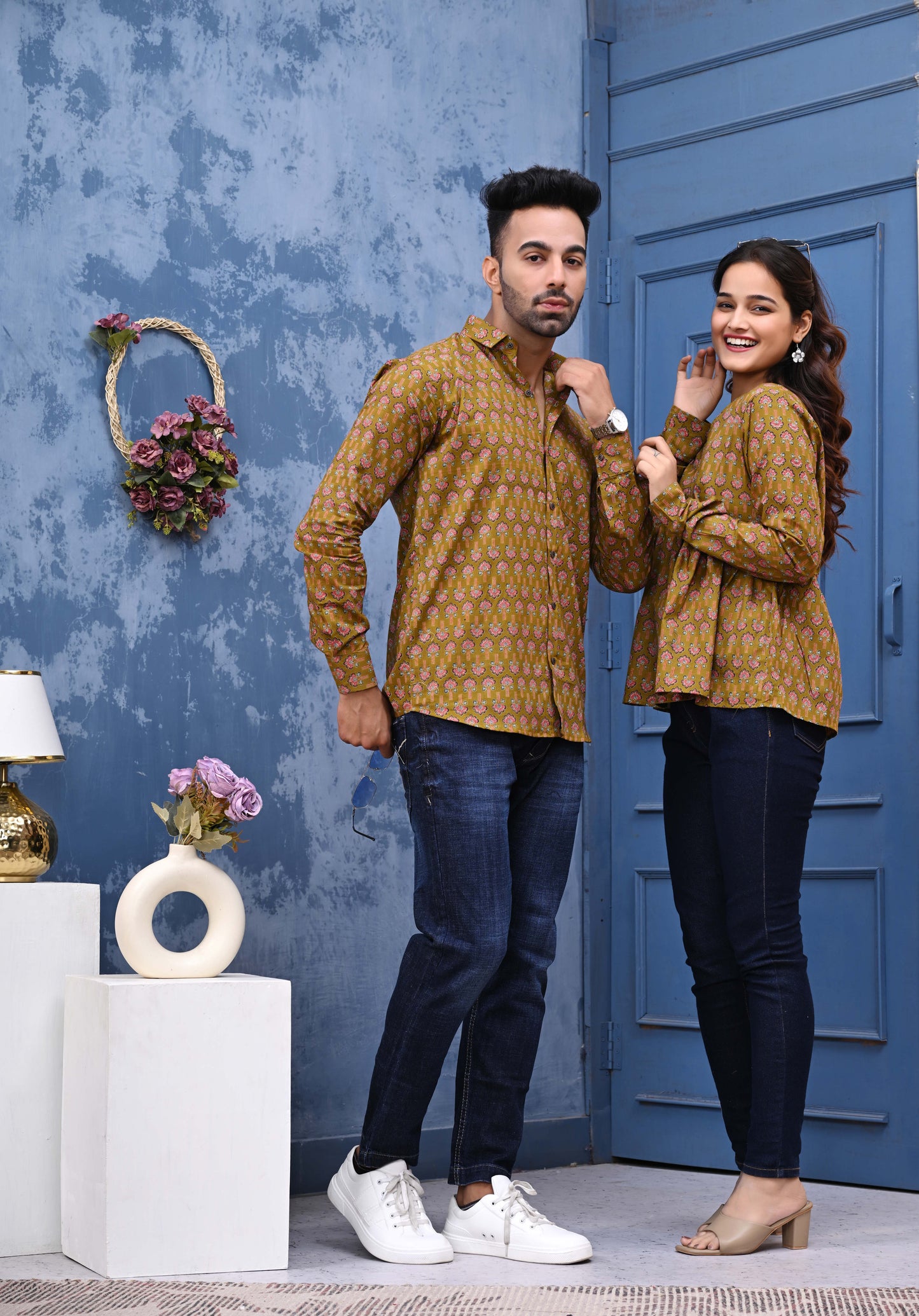 Sanganeri Floral Printed Combo