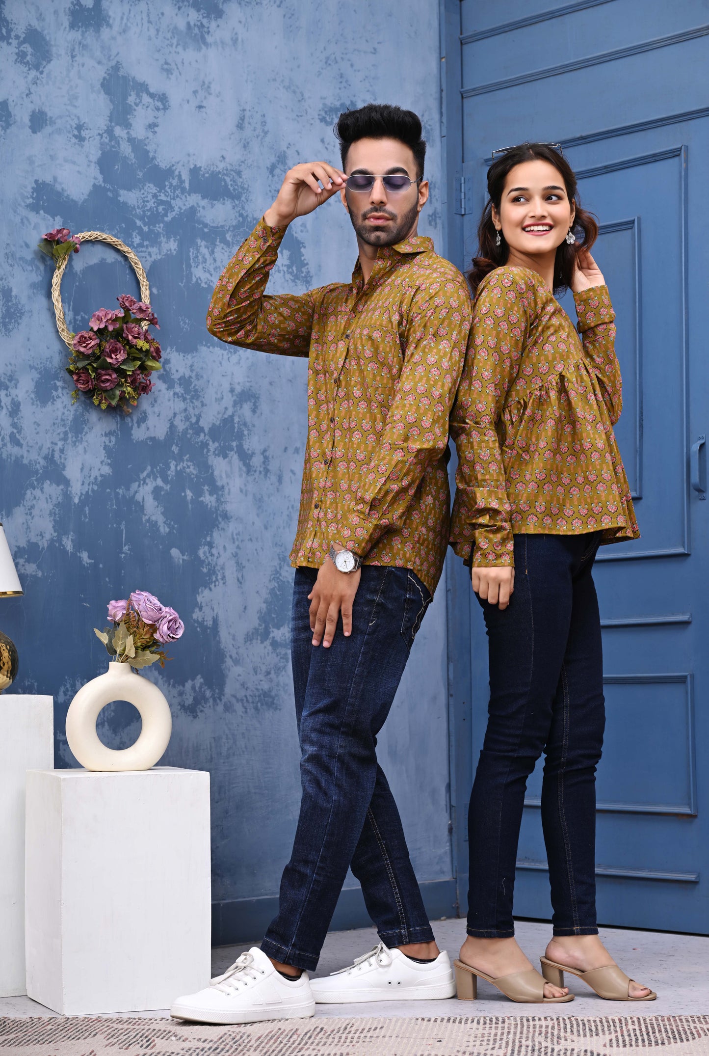 Sanganeri Floral Printed Combo