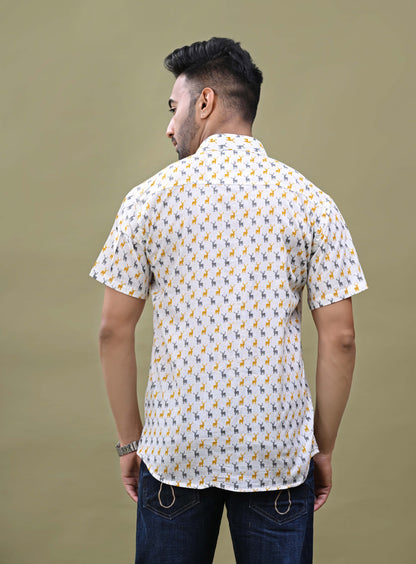 Offwhite Deer Print Shirt