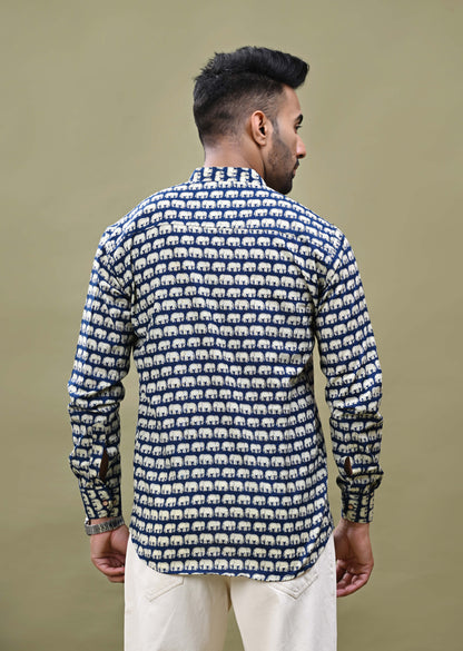 Elephant Print Short Kurta