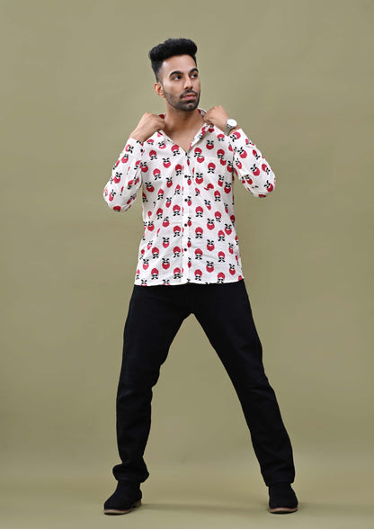 Full Sleeves Rajasthani Print Shirt